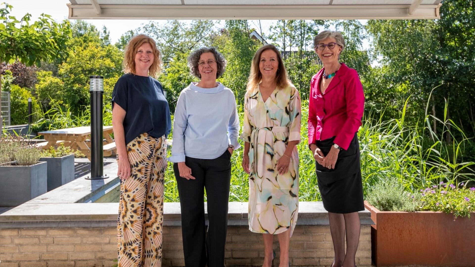 V.l.n.r: Elsbeth Koek, Marlies Volten, Reny Wietsma, Heleen Hooij